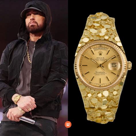 eminem gold watches